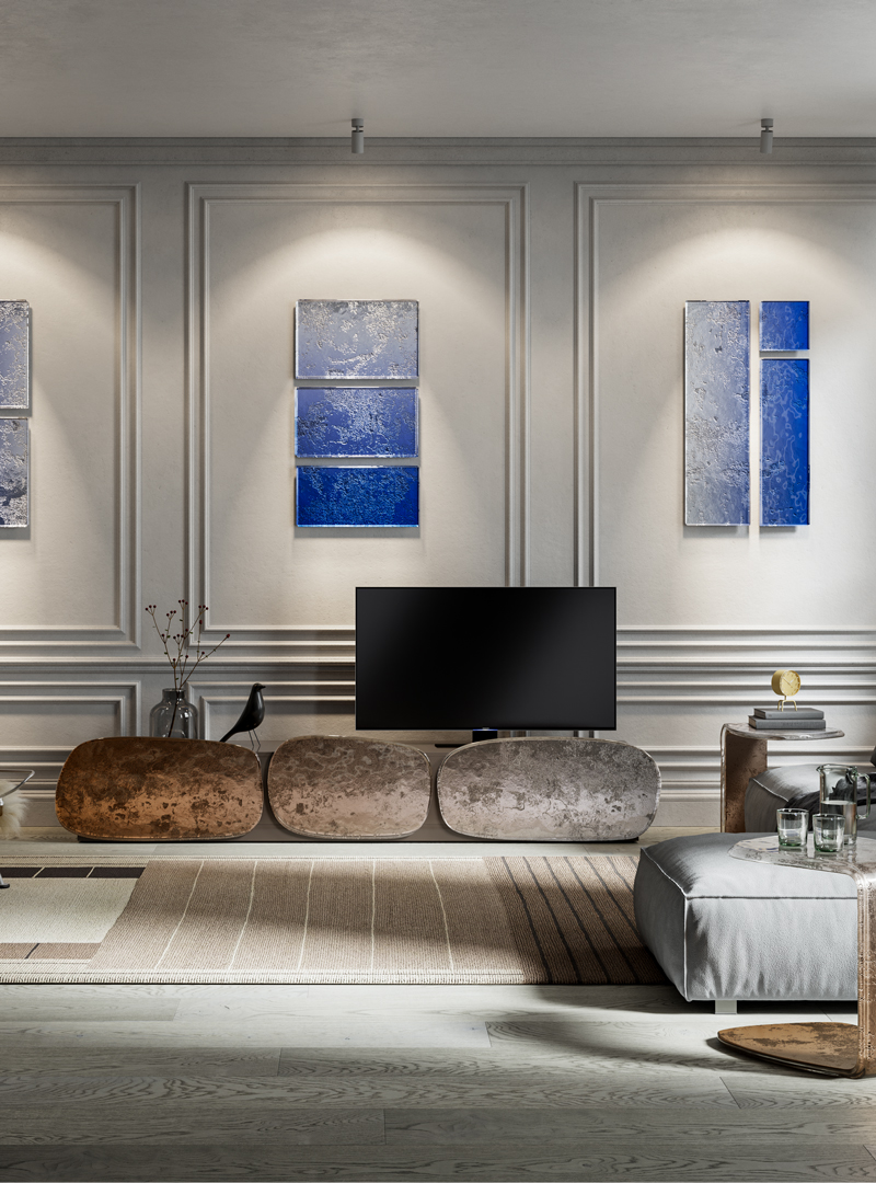 Arte Veneziana Мебель под ТВ Perlera от Arte Veneziana — в интерьере