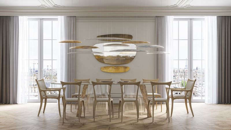 Arte Veneziana Стол Mont Blanc от Arte Veneziana — в интерьере