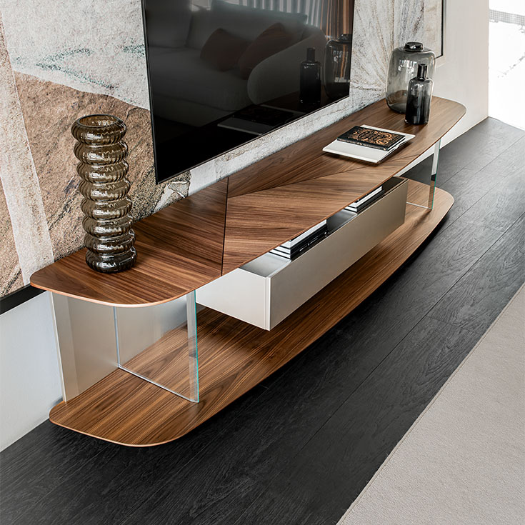 Cattelan Italia Мебель под ТВ Altavista от Cattelan Italia — в интерьере