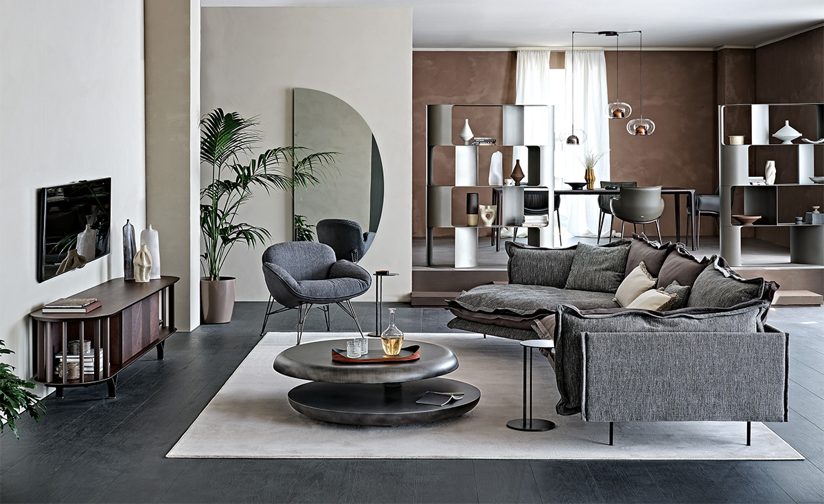 Cattelan Italia Журнальный столик Yo-yo brushed от Cattelan Italia — в интерьере