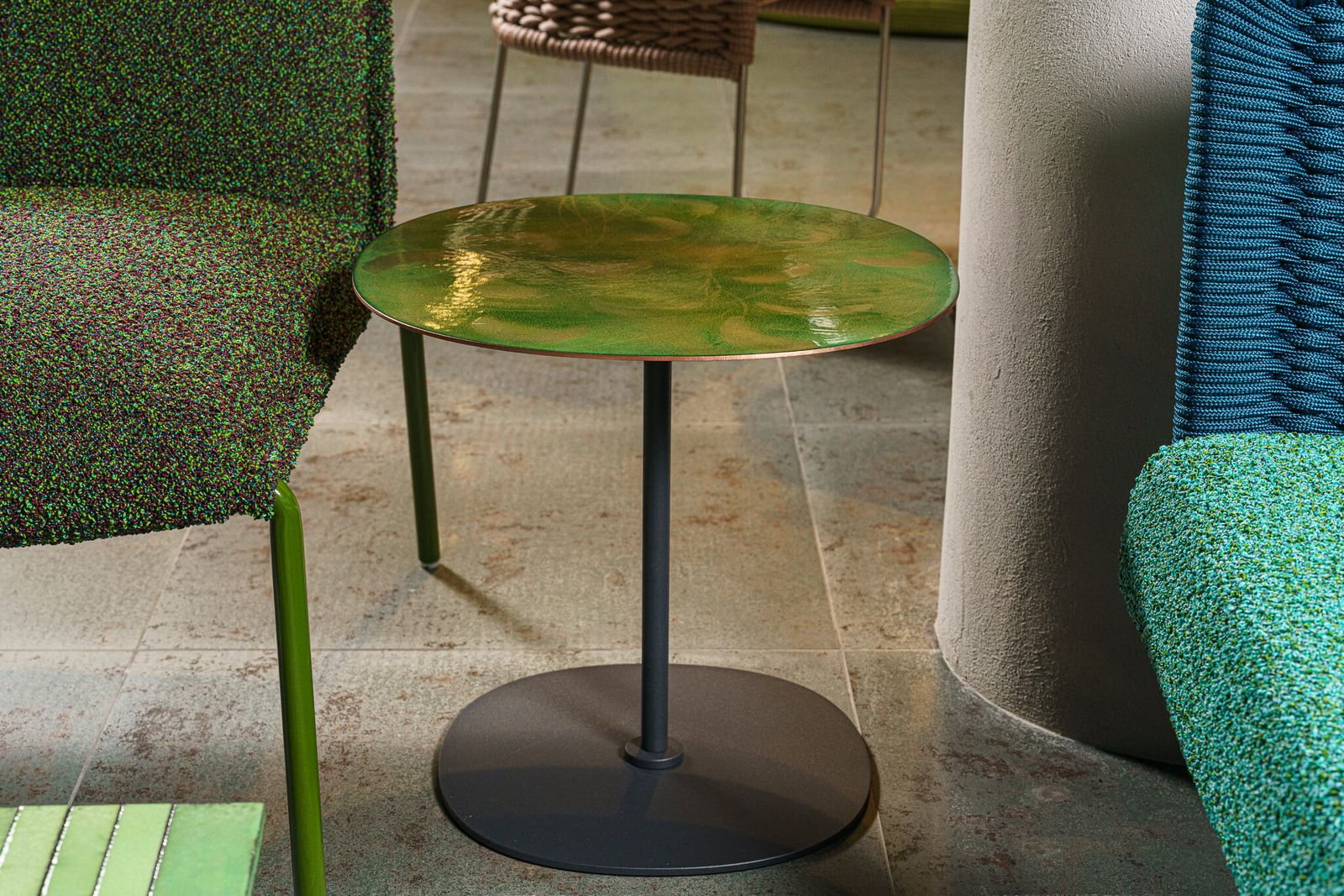 Paola Lenti Журнальный столик Strap 45 от Paola Lenti — в интерьере