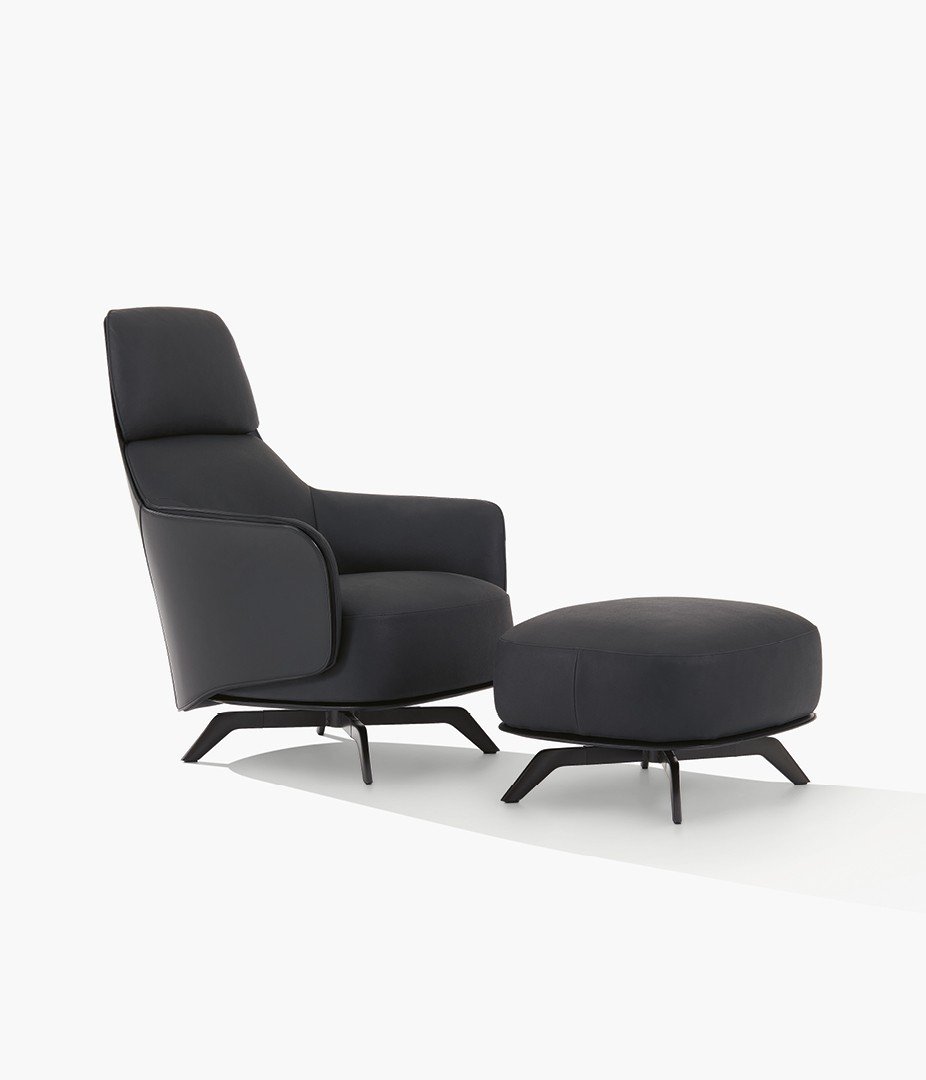 Poliform Пуф к креслу Kaori Lounge от Poliform