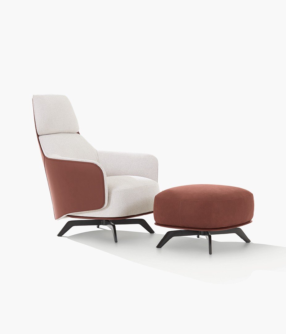 Poliform Пуф к креслу Kaori Lounge от Poliform