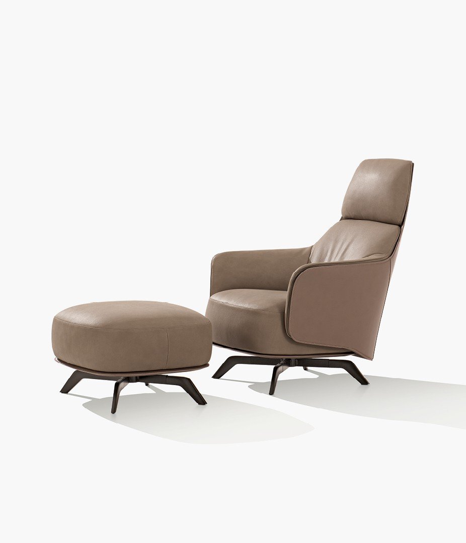 Poliform Пуф к креслу Kaori Lounge от Poliform