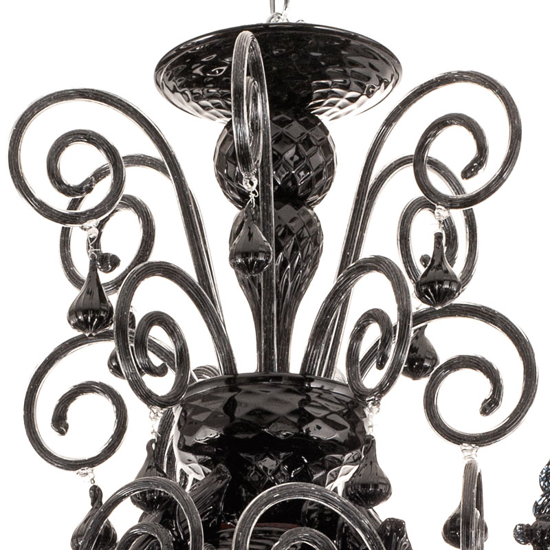 Arte Veneziana Люстра Black Rose от Arte Veneziana — в интерьере