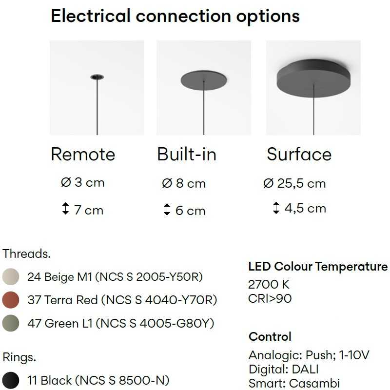 Vibia Подвесной светильник Array 1815 Biege от Vibia