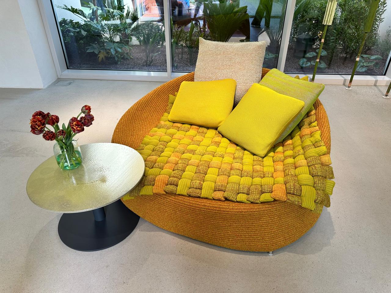 Paola Lenti Плед для улицы Plump Aranc.Limone от Paola Lenti — в интерьере