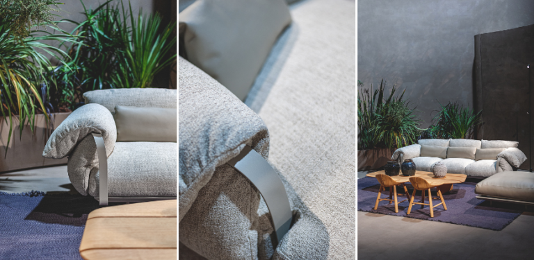 Baxter Уличное кресло Narciso Camouflage Ecru от Baxter — в интерьере