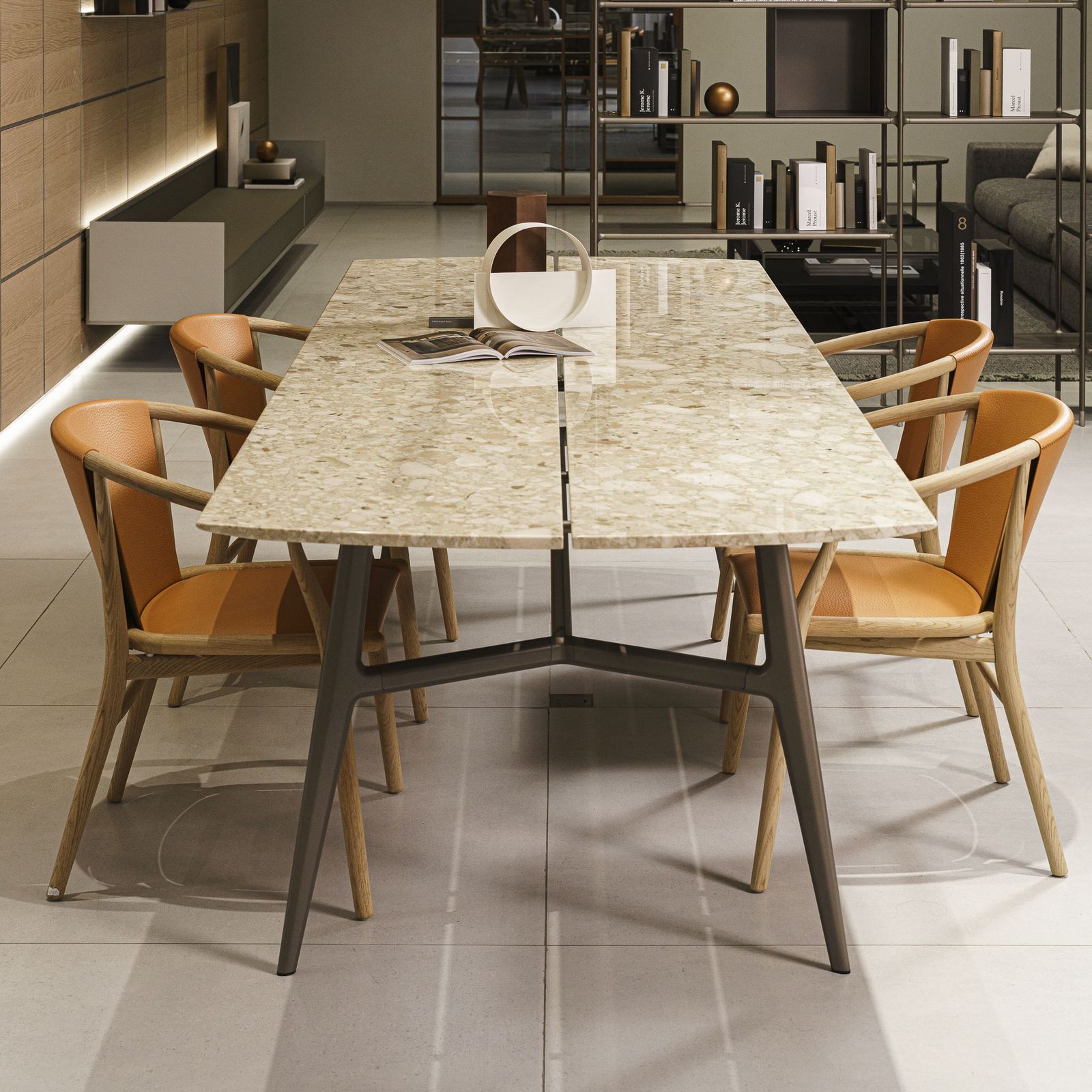Rimadesio Стол Francis Sierra Biege от Rimadesio — в интерьере