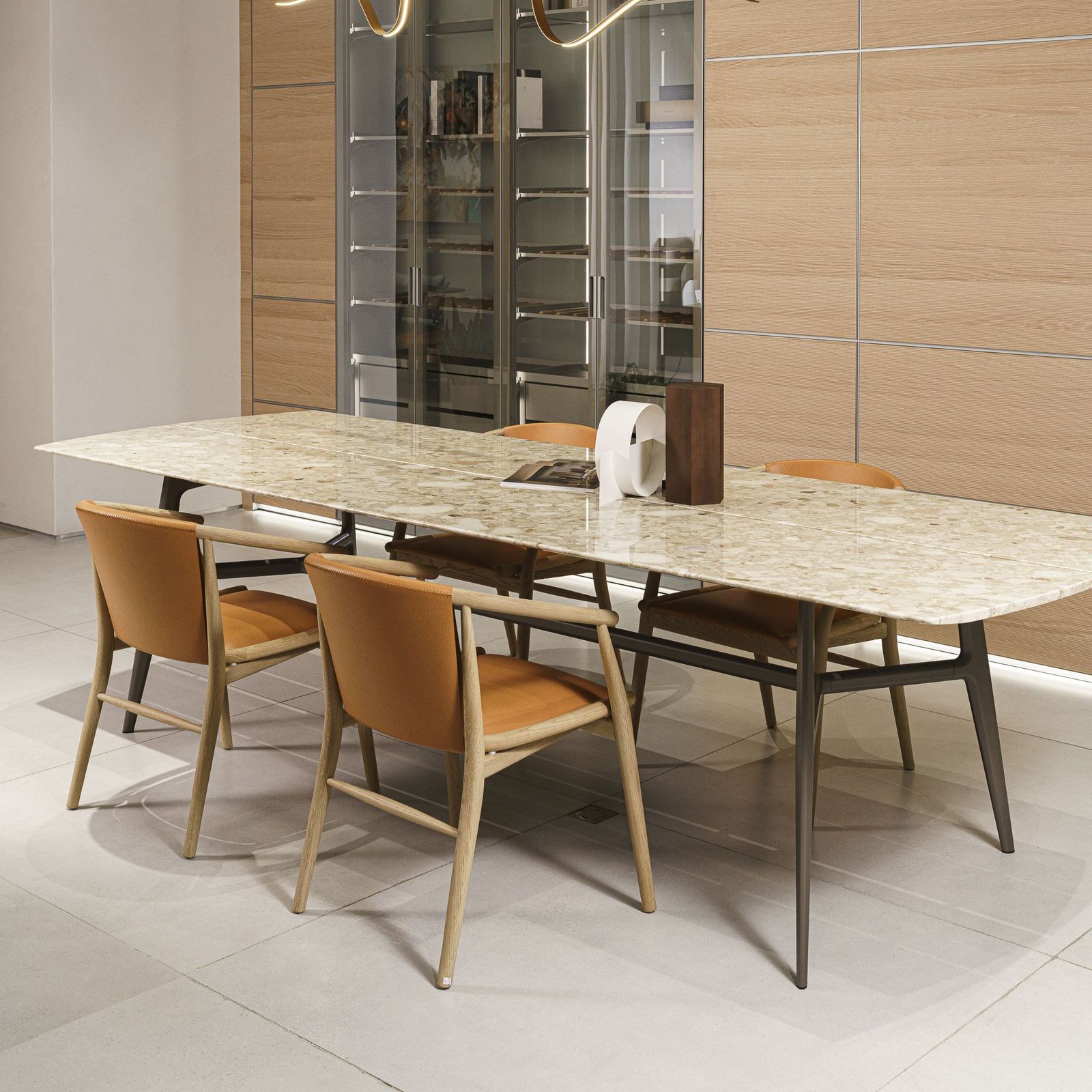 Rimadesio Стол Francis Sierra Biege от Rimadesio — в интерьере