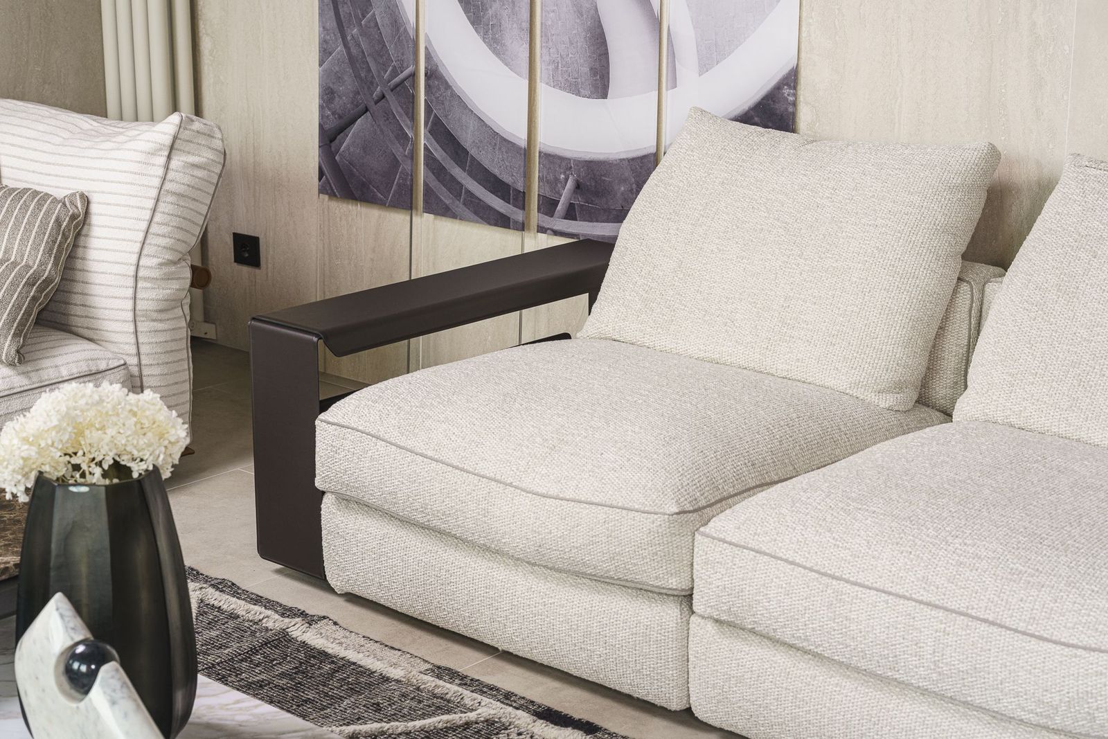 Flexform Угловой модульный диван Harper от Flexform — в интерьере