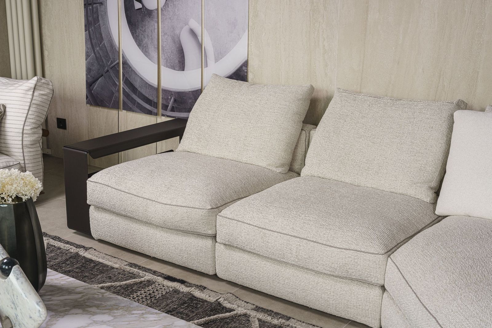 Flexform Угловой модульный диван Harper от Flexform — в интерьере