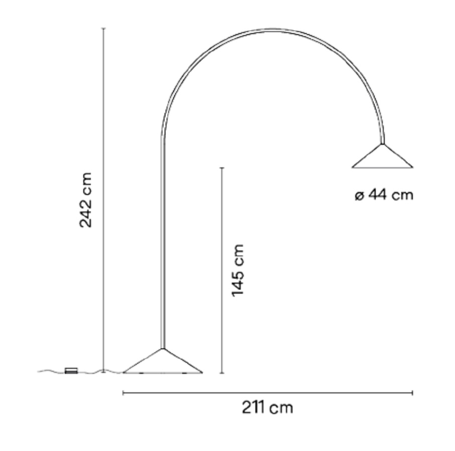 Vibia Торшер Out от Vibia