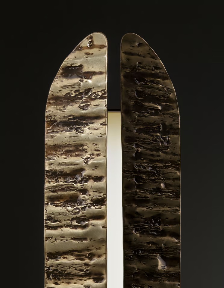 De Castelli Бра Aare 120 Epsilon DeGlyphé Brass от De Castelli — в интерьере