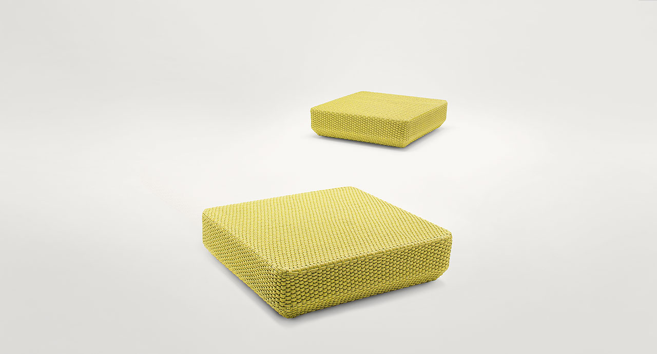 Paola Lenti Уличный пуф Daydream от Paola Lenti — в интерьере