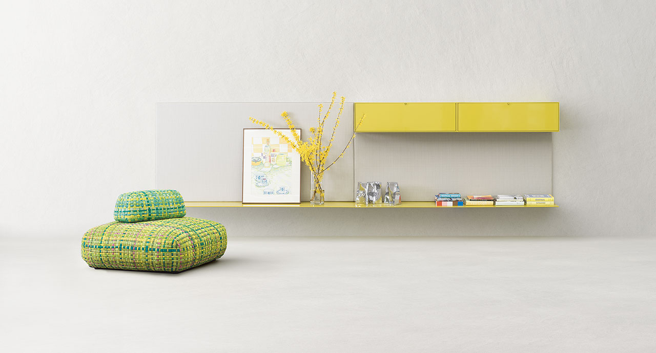 Paola Lenti Уличный пуф Millefiori от Paola Lenti — в интерьере