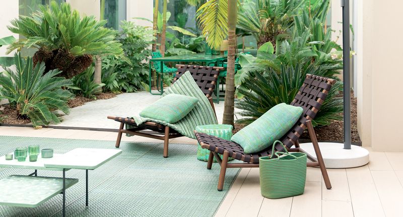 Paola Lenti Уличный матрас Mou от Paola Lenti — в интерьере