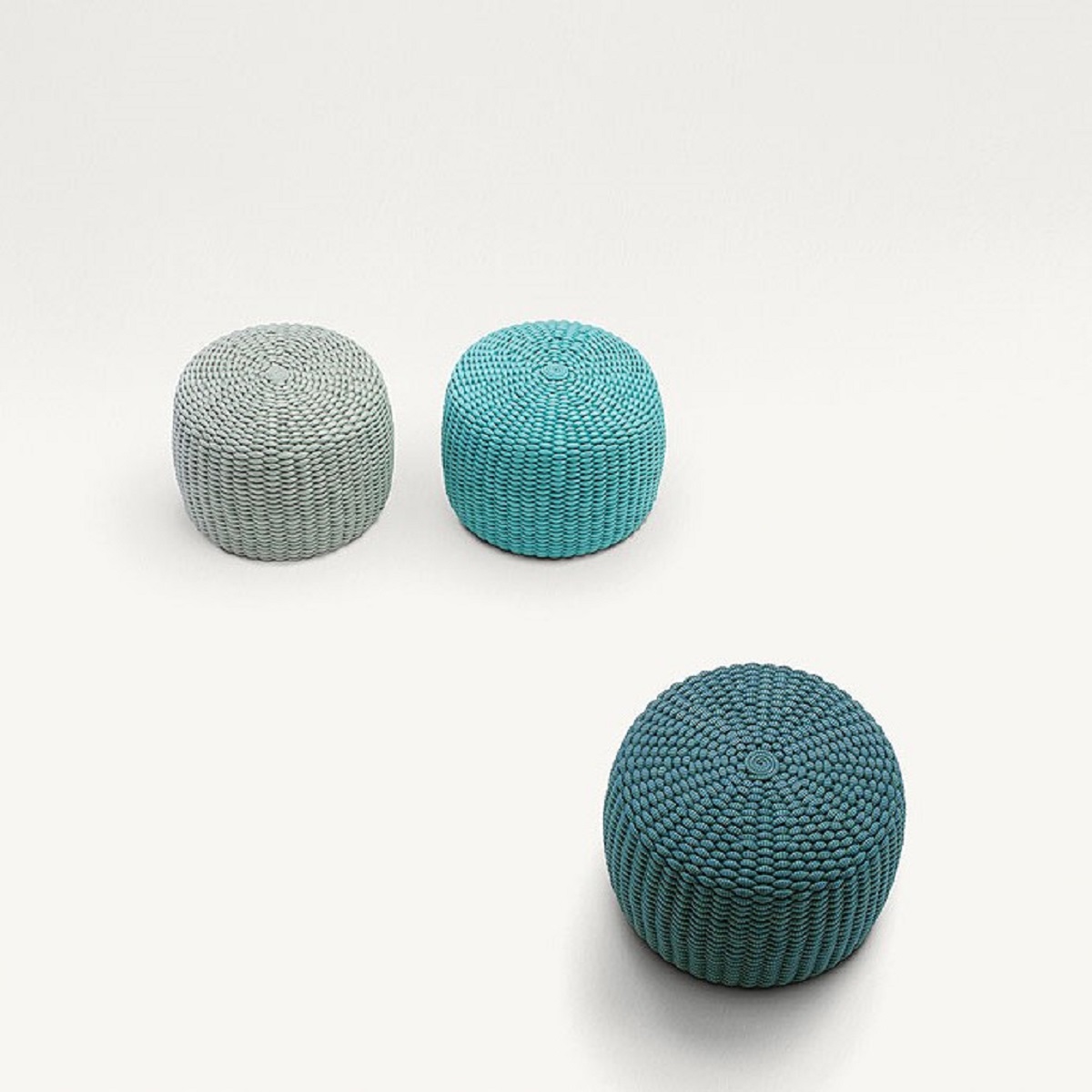 Paola Lenti Уличный пуф Nido от Paola Lenti — в интерьере