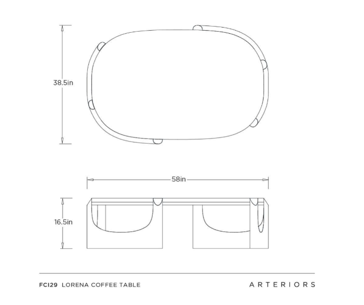 Arteriors Журнальный столик Lorena FCI29 от Arteriors
