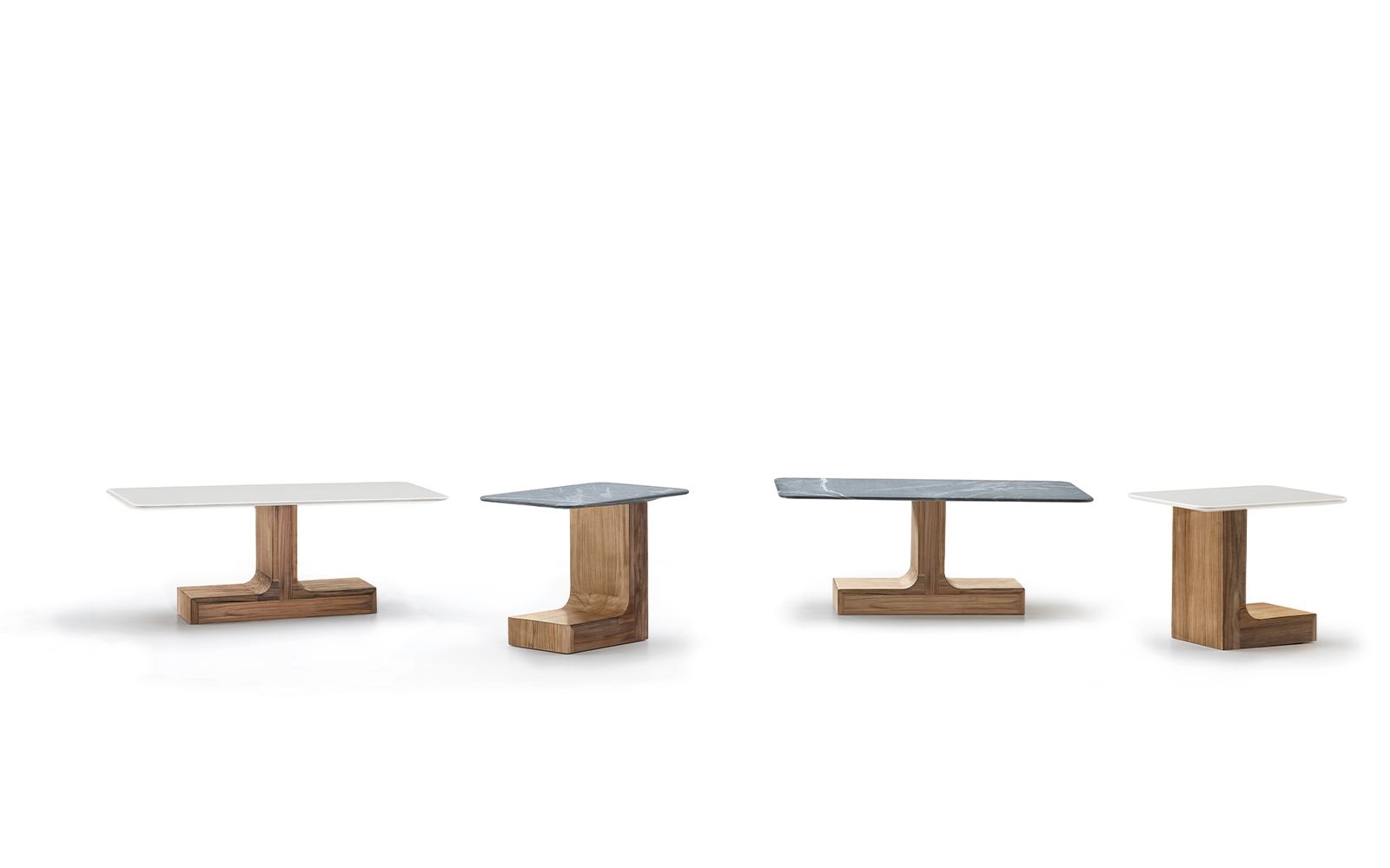 Minotti Уличный журнальный столик Block "Outdoor" от Minotti