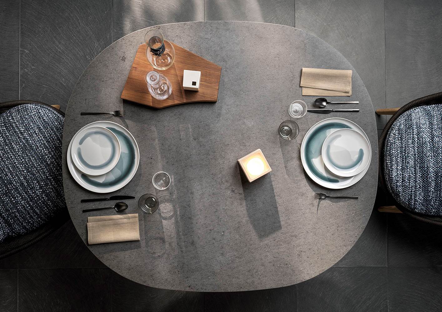 Minotti Уличный стол Bellagio Lounge Dining "Outdoor" от Minotti — в интерьере
