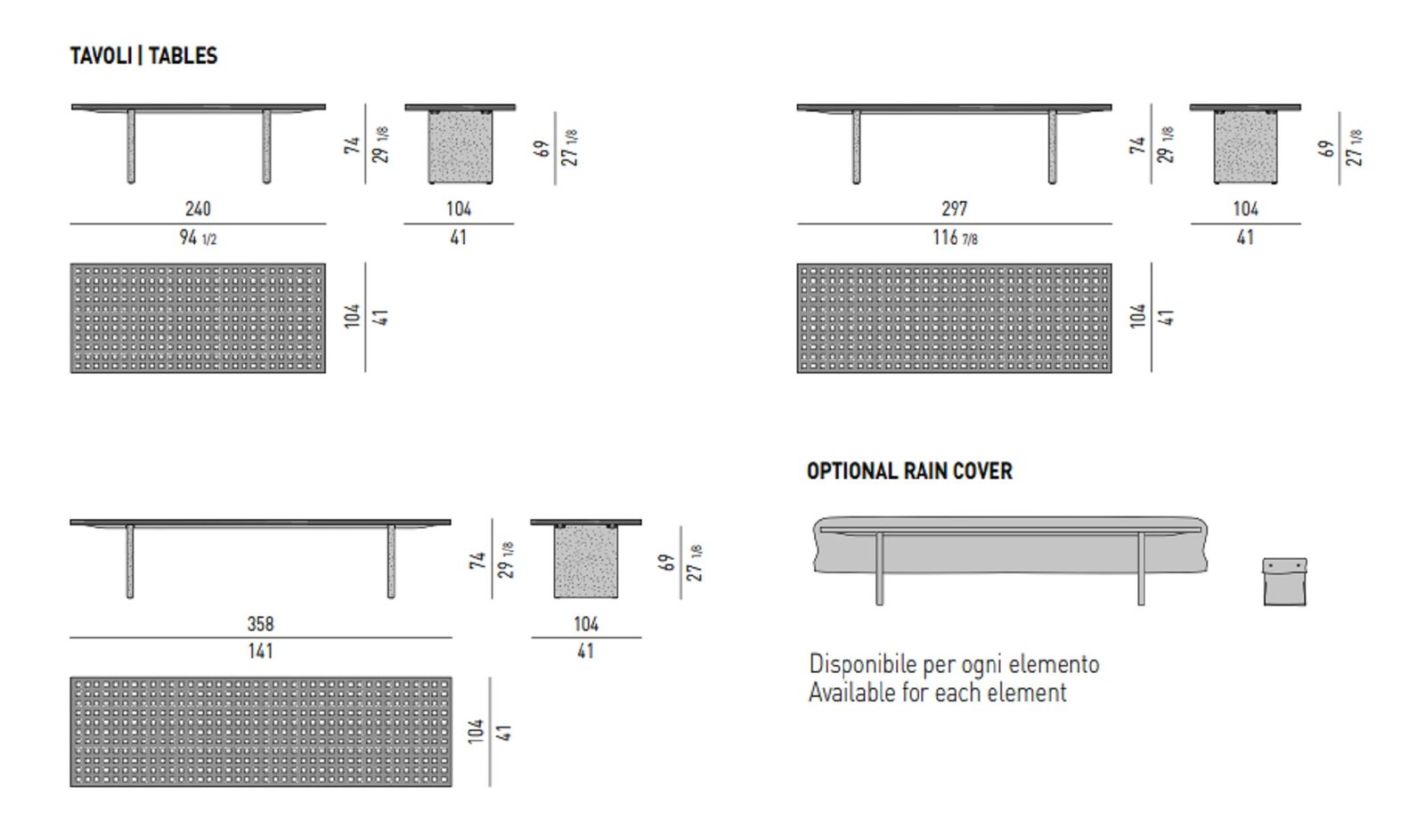 Minotti Уличный стол Quadrado "Table" от Minotti