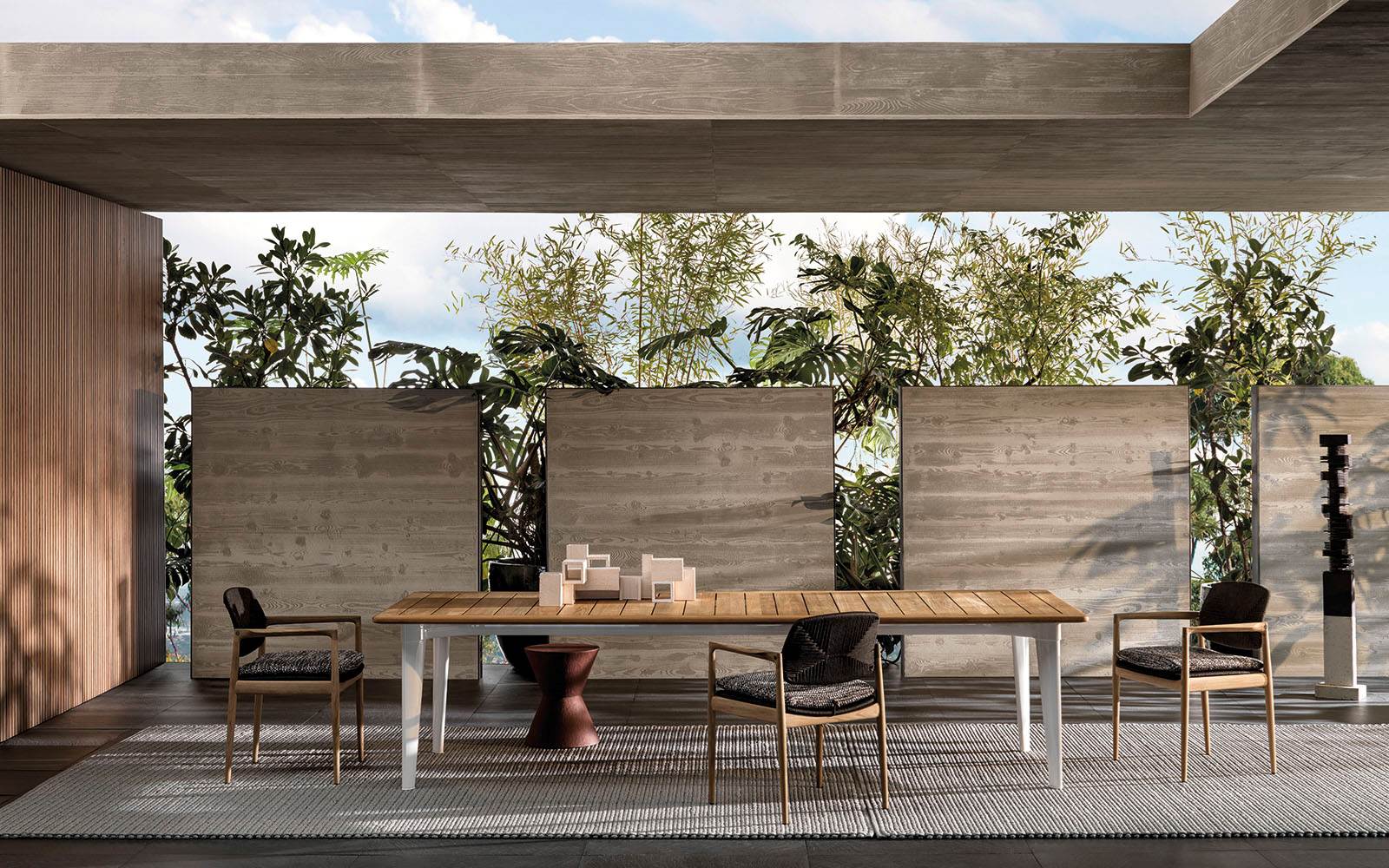 Minotti Уличный стол Terrace от Minotti — в интерьере
