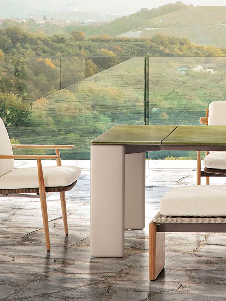 Minotti Уличный стол Drake Dining "Outdoor" от Minotti — в интерьере
