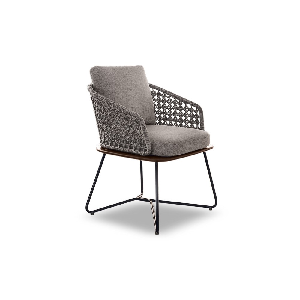 Minotti Уличный стул с подлокотниками Rivera "Little Armchair" от Minotti