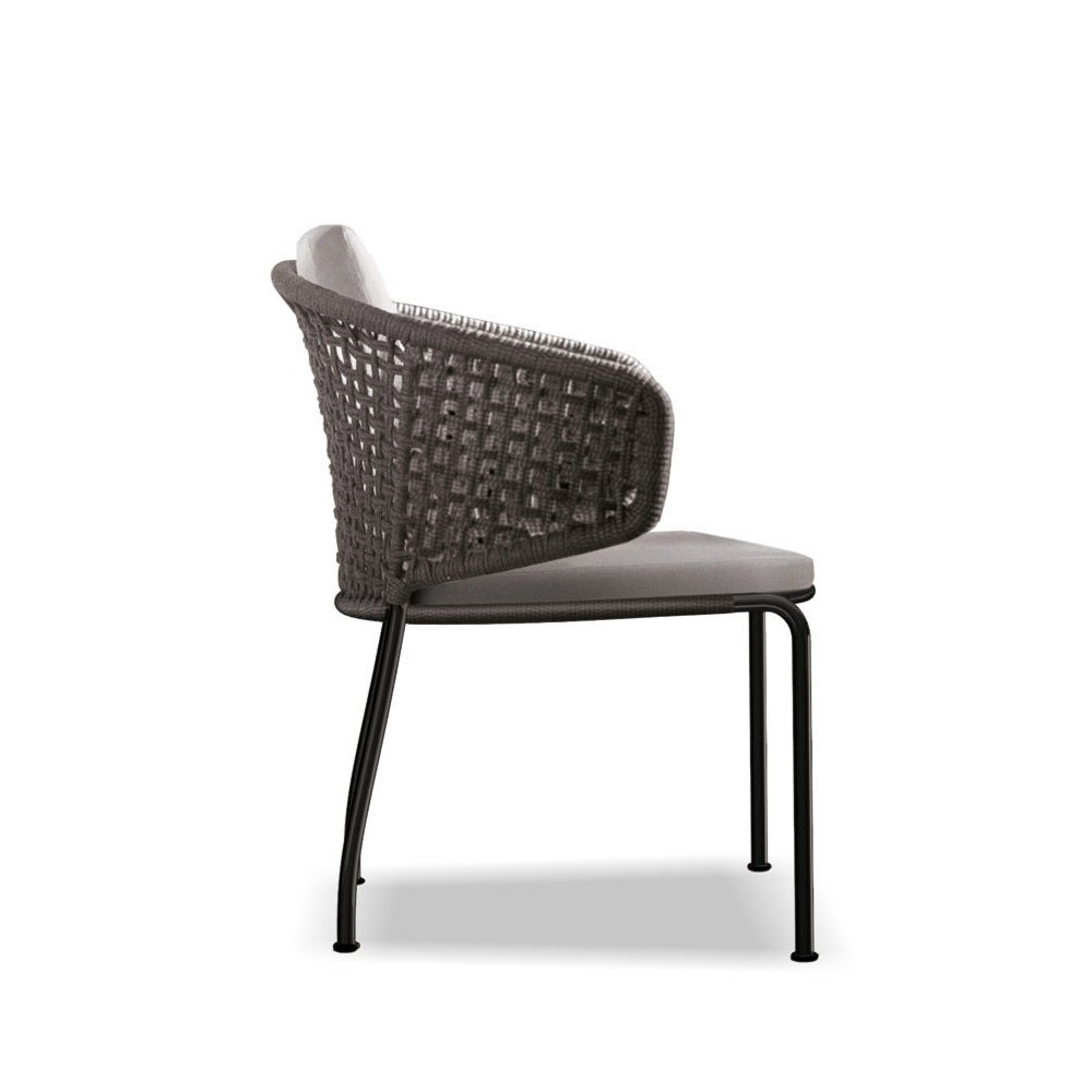 Minotti Уличный стул с подлокотниками Aston "Cord" Lounge Outdoor Chair от Minotti