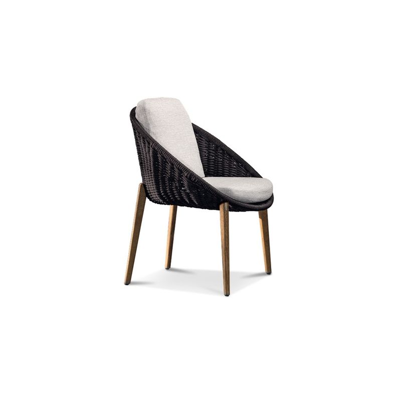 Minotti Уличный стул с подлокотниками Lido "Cord" Outdoor Dining от Minotti