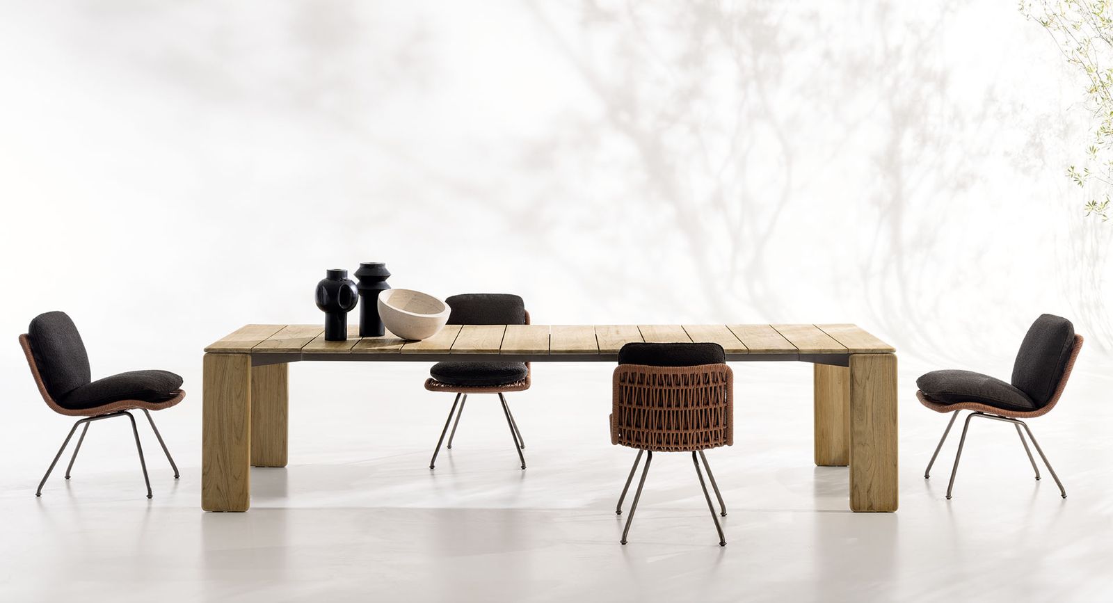 Minotti Уличный стул Pattie "Cord" Outdoor Dining от Minotti — в интерьере