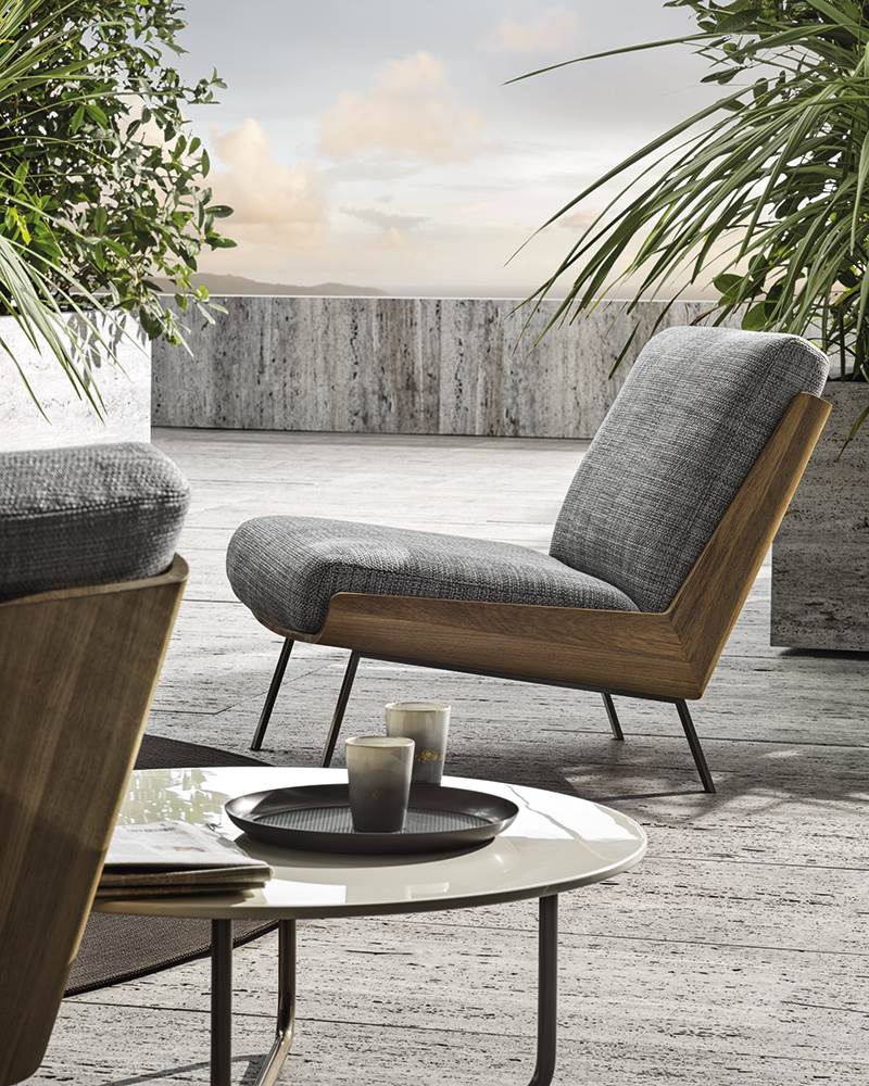 Minotti Уличное кресло Daiki "Outdoor" от Minotti — в интерьере