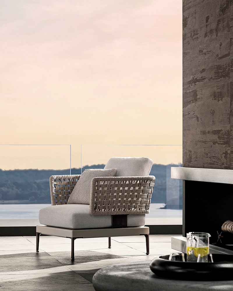 Minotti Уличное кресло Patio от Minotti — в интерьере