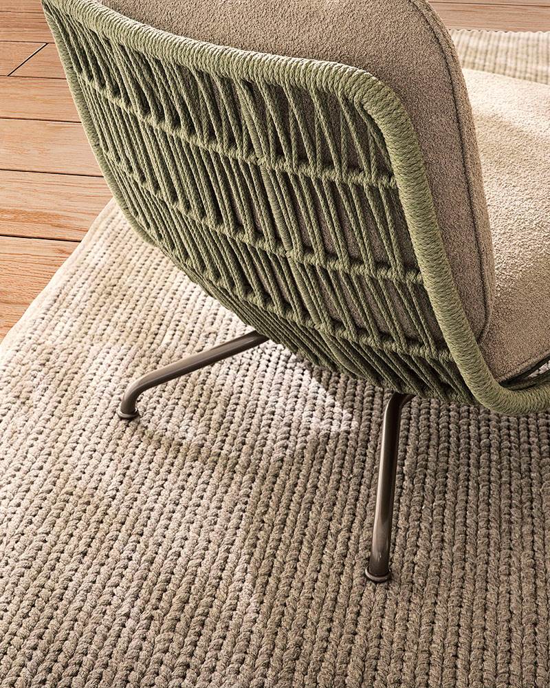 Minotti Уличное кресло Pattie "Cord" Outdoor от Minotti — в интерьере