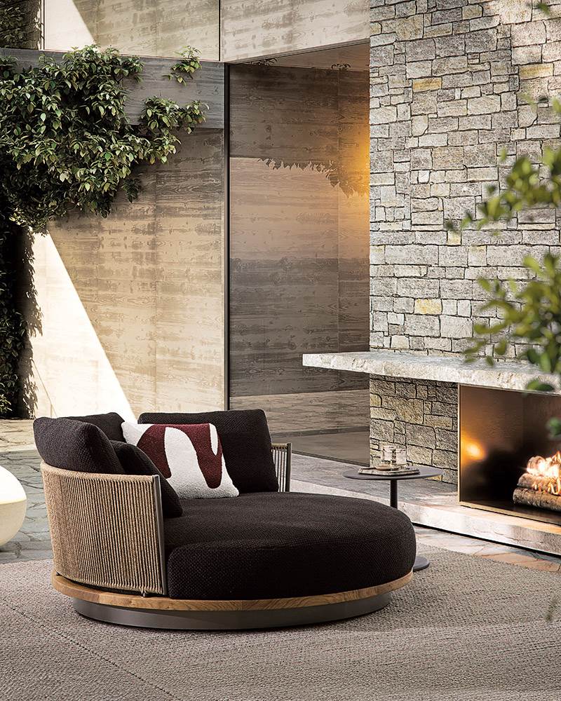 Minotti Уличное кресло Daylight от Minotti — в интерьере