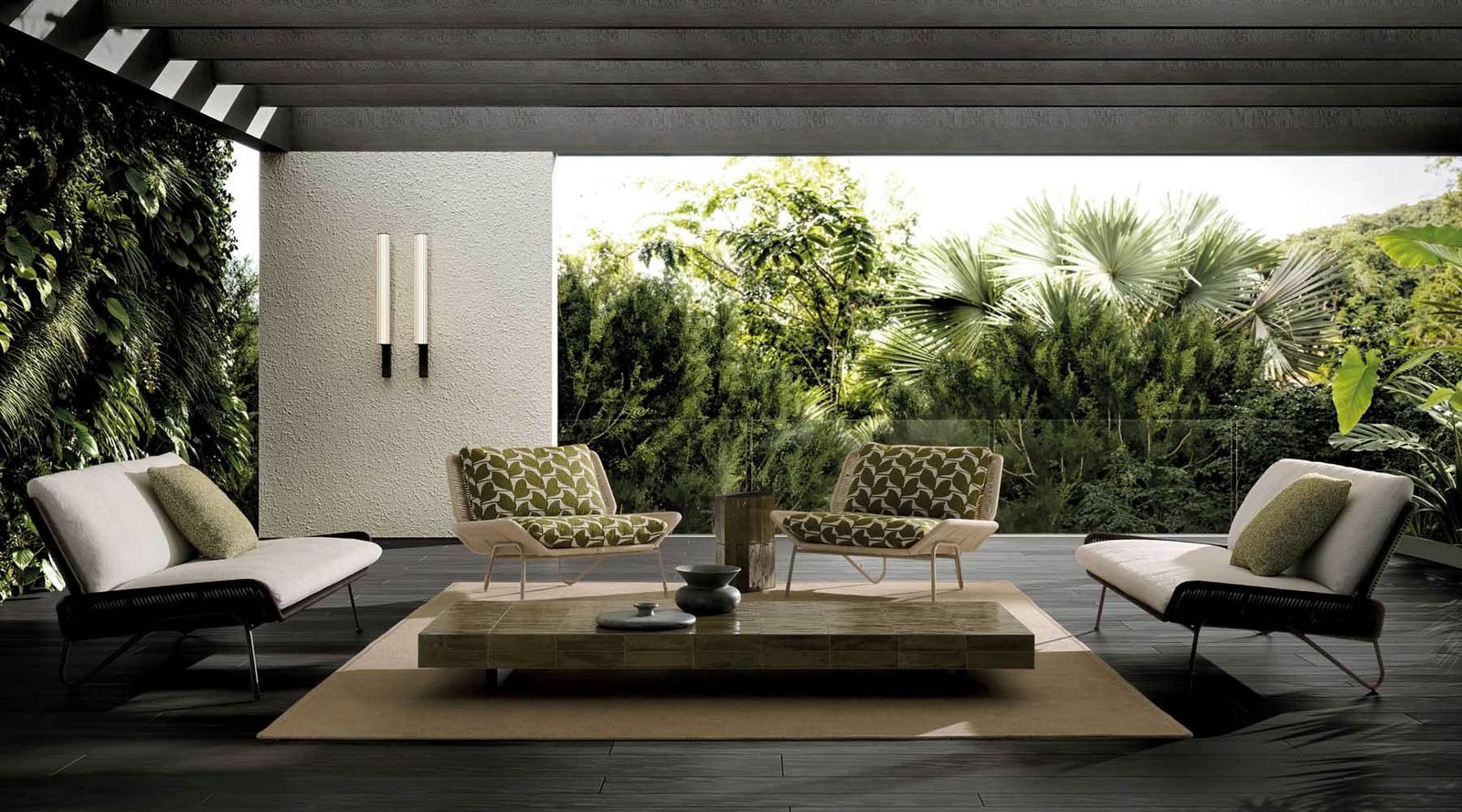 Minotti Уличное кресло Emmi "Cord" Outdoor от Minotti — в интерьере