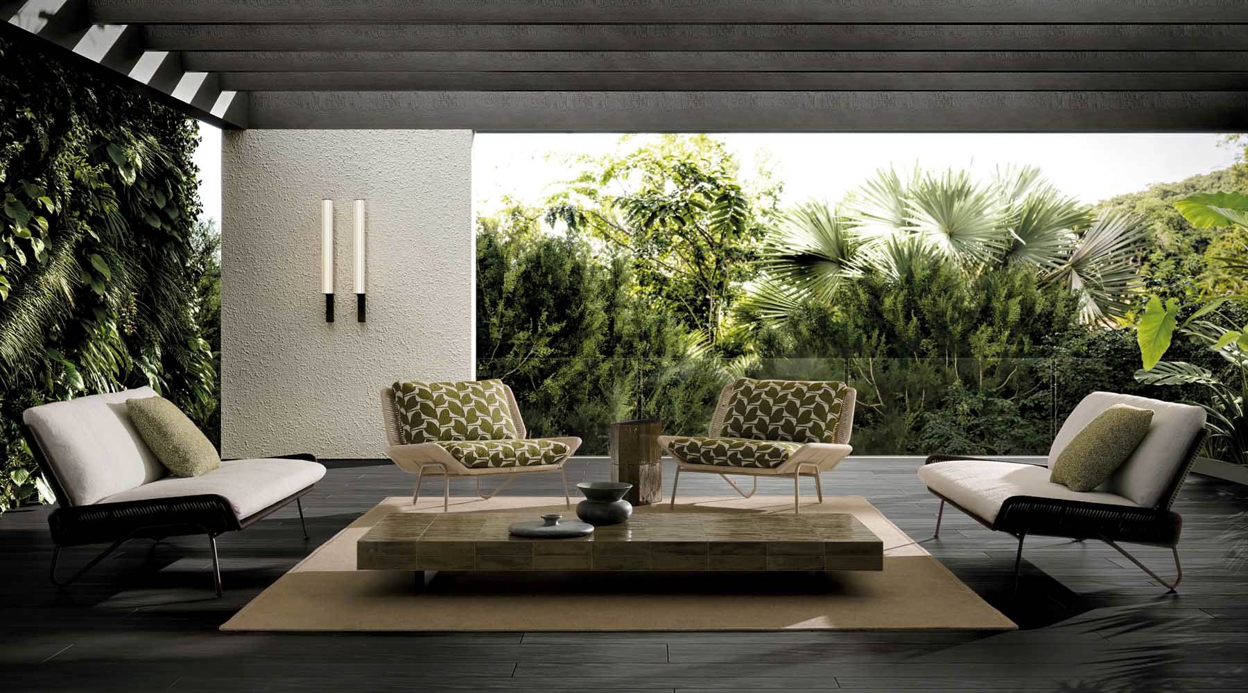 Minotti Уличное кресло Emmi "Cord" Outdoor от Minotti — в интерьере