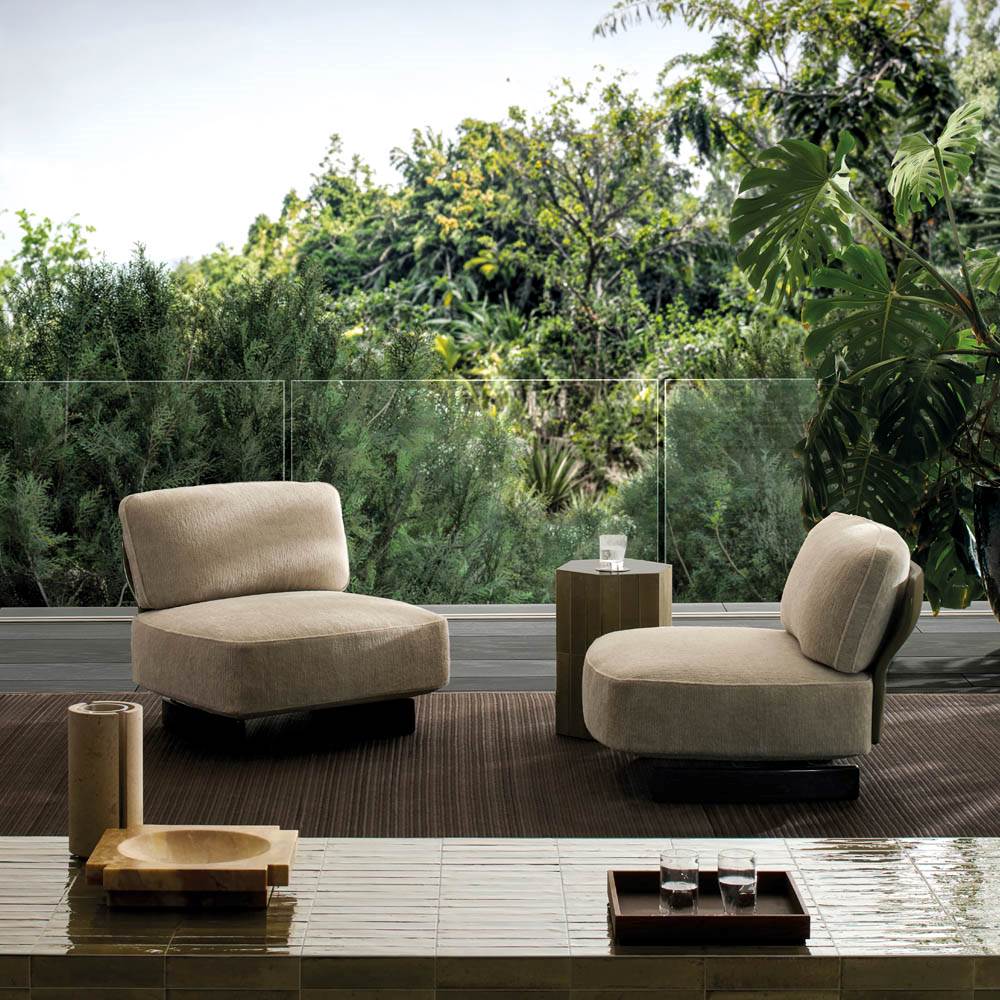 Minotti Уличное кресло Saki "Outdoor" от Minotti — в интерьере