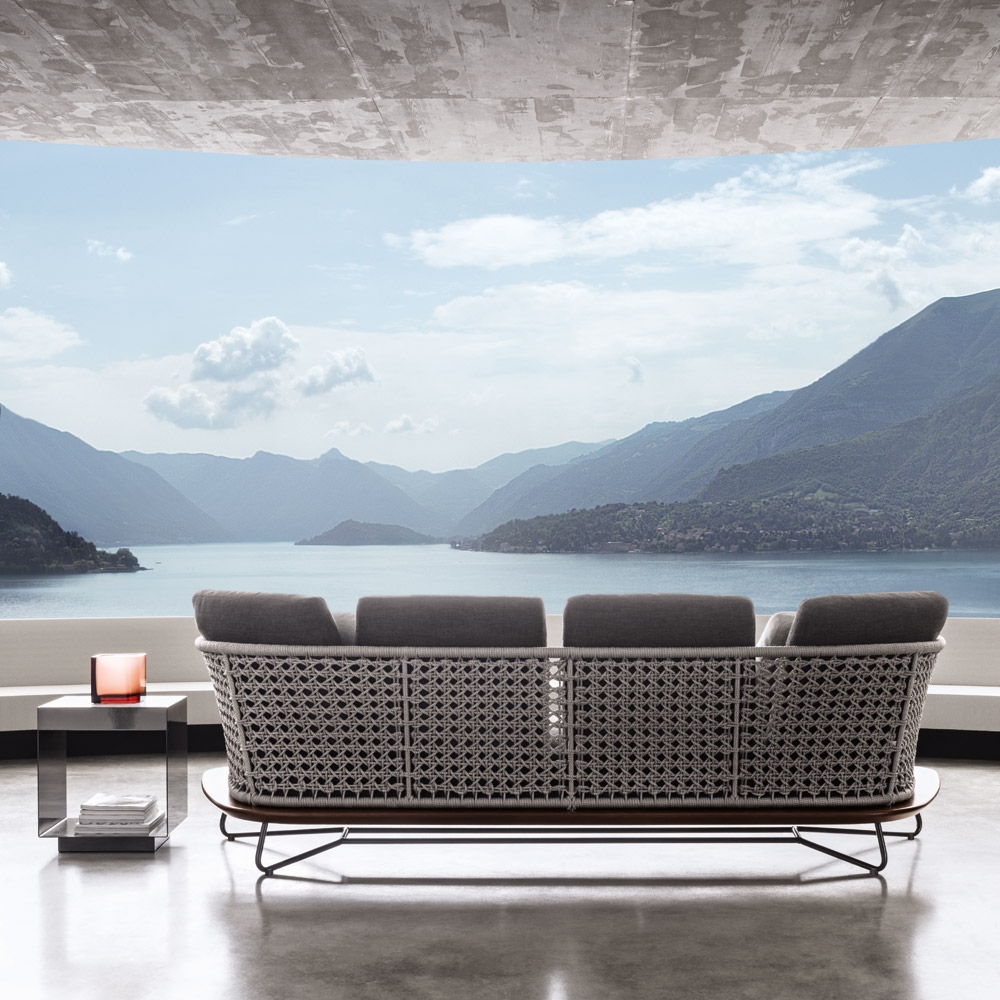 Minotti Уличный диван Rivera от Minotti — в интерьере