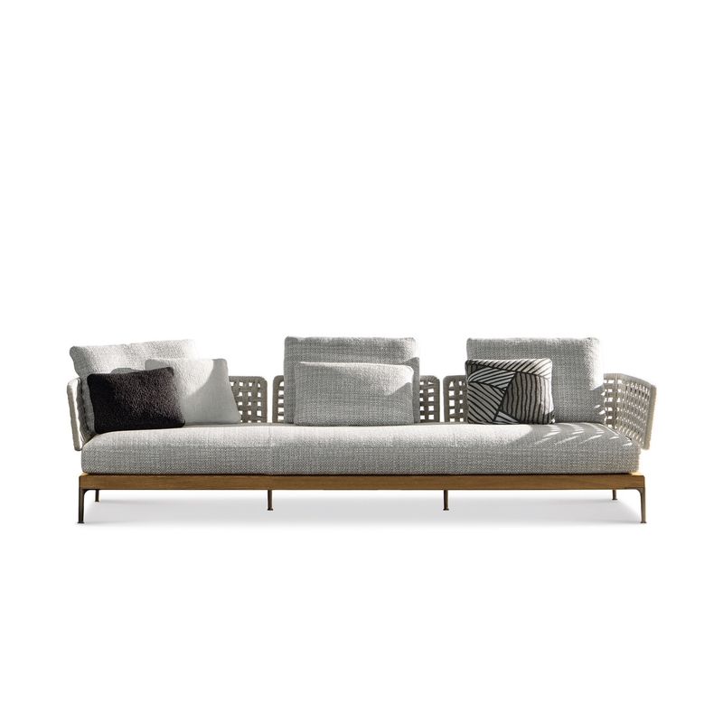 Minotti Уличный диван Patio Teak от Minotti
