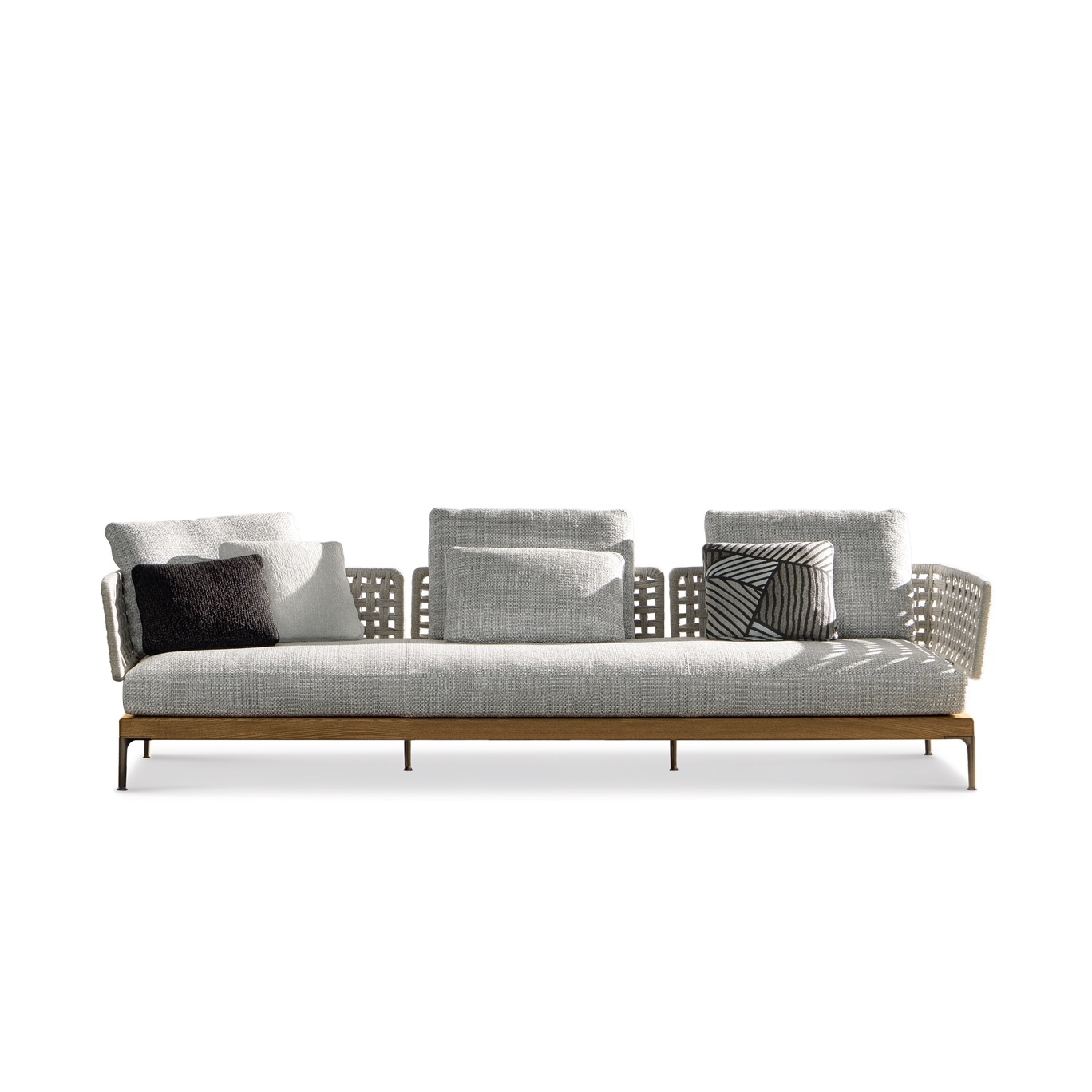 Minotti Уличный диван Patio Teak от Minotti