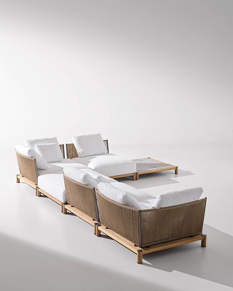 Minotti Уличный диван Daylight от Minotti — в интерьере