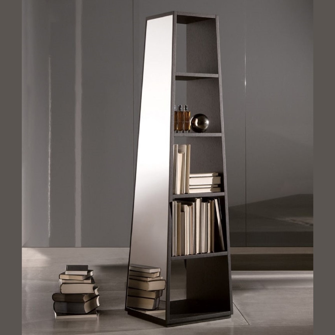 Minotti Стеллаж с зеркалом Archipenko "Night Storage Unit" от Minotti — в интерьере