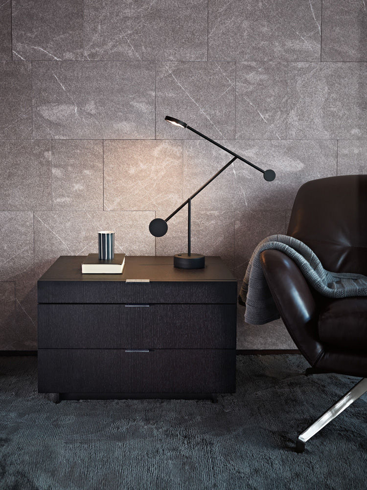 Minotti Прикроватная тумбочка Harvey Line "Night Storage Unit" от Minotti — в интерьере