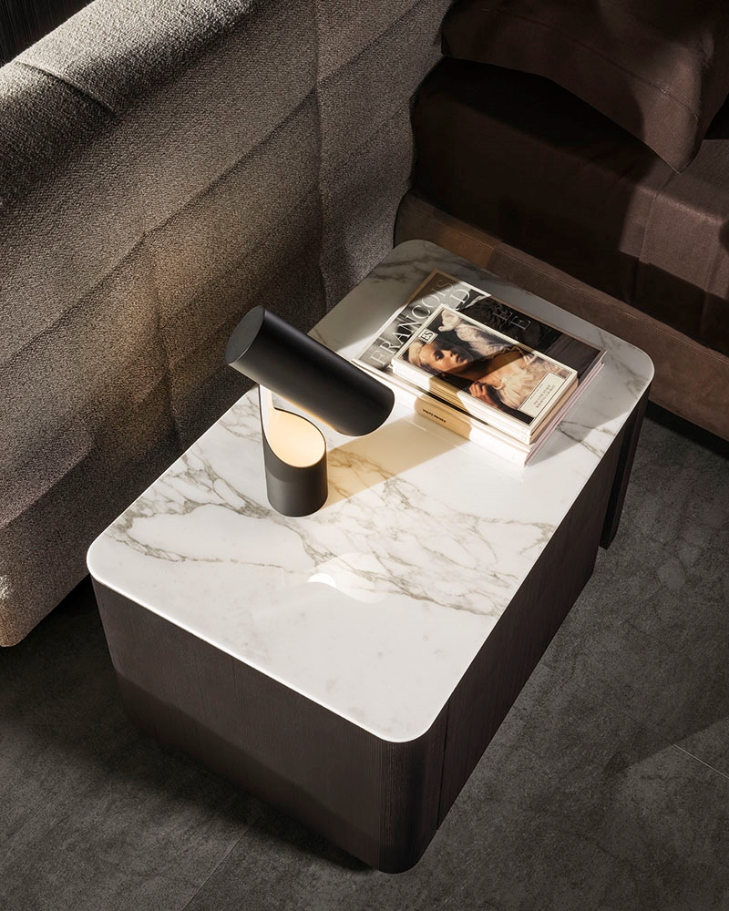 Minotti Прикроватная тумбочка Lou "Nightstand" от Minotti — в интерьере