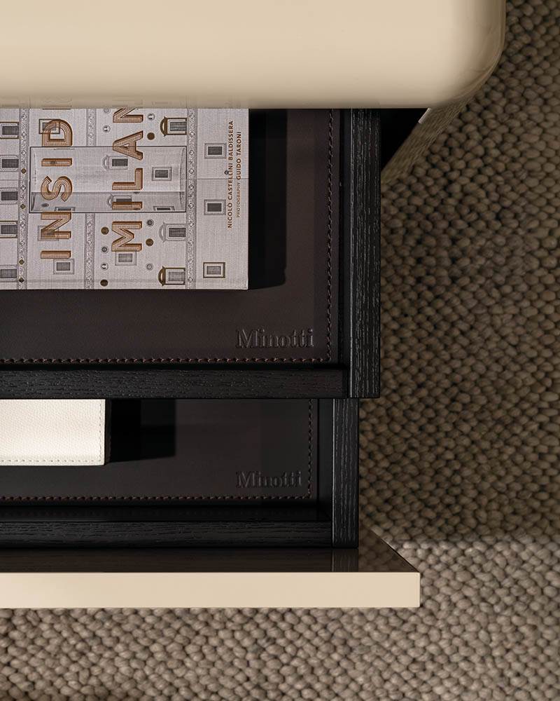Minotti Прикроватная тумбочка Fill от Minotti — в интерьере