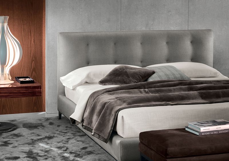 Minotti Кровать Andersen Bed "Quilt" от Minotti — в интерьере