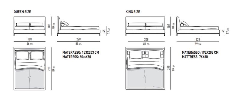 Minotti Кровать Andersen Bed от Minotti