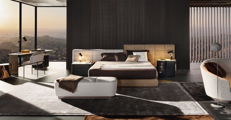 Minotti Кровать Lawrence Bed от Minotti — в интерьере